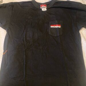 Marlboro Unlimited Black Tee with Lizard Logo